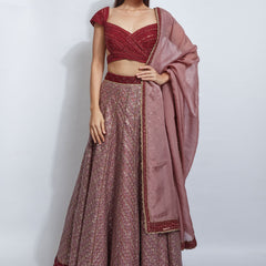 ROSEWOOD LEHENGA SET