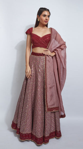 ROSEWOOD LEHENGA SET