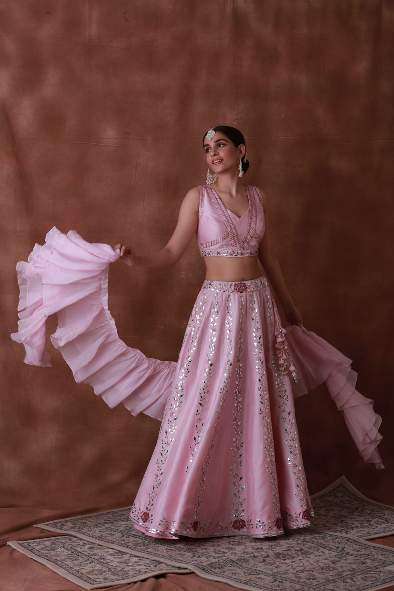 OPHELIA PINK LEHENGA