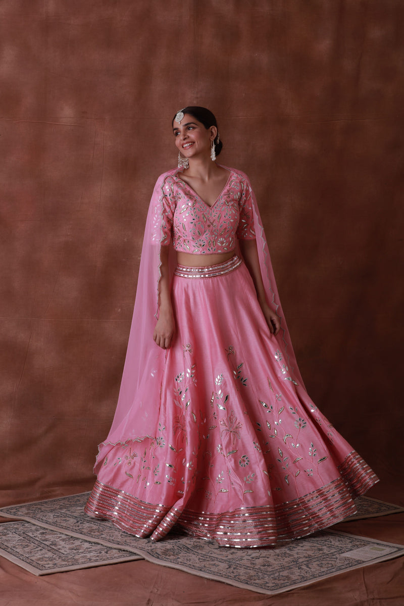 FLAMINGO PINK LEHENGA