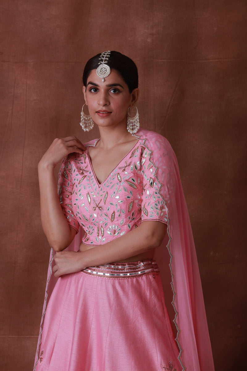 FLAMINGO PINK LEHENGA