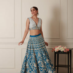 GRACE TURQUOISE LEHENGA