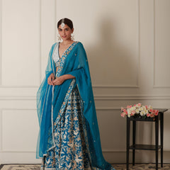 GRACE TURQUOISE LEHENGA