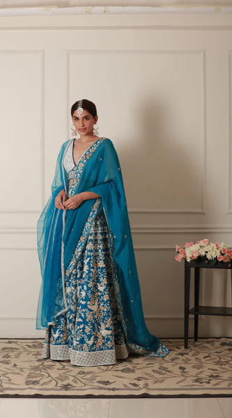 GRACE TURQUOISE LEHENGA