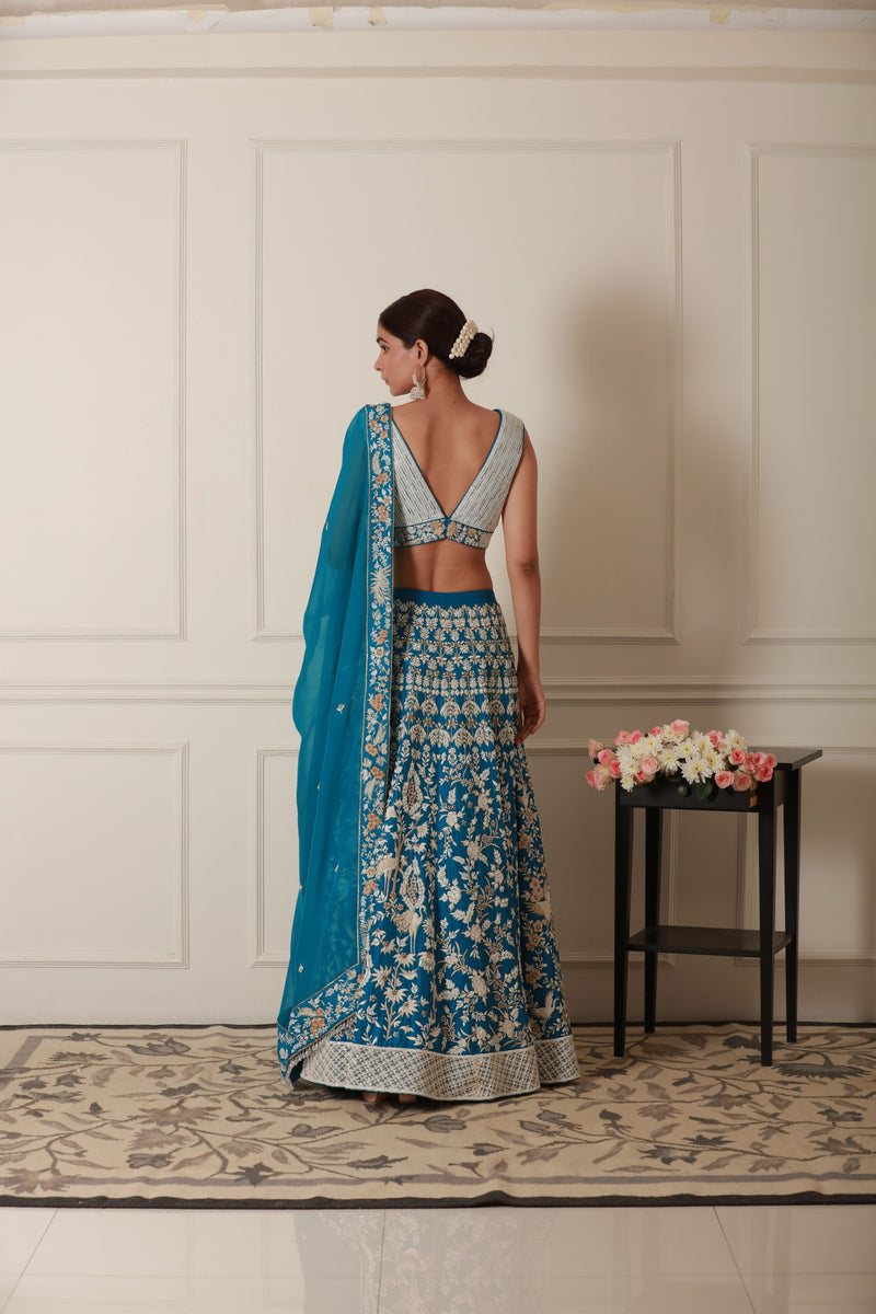 GRACE TURQUOISE LEHENGA